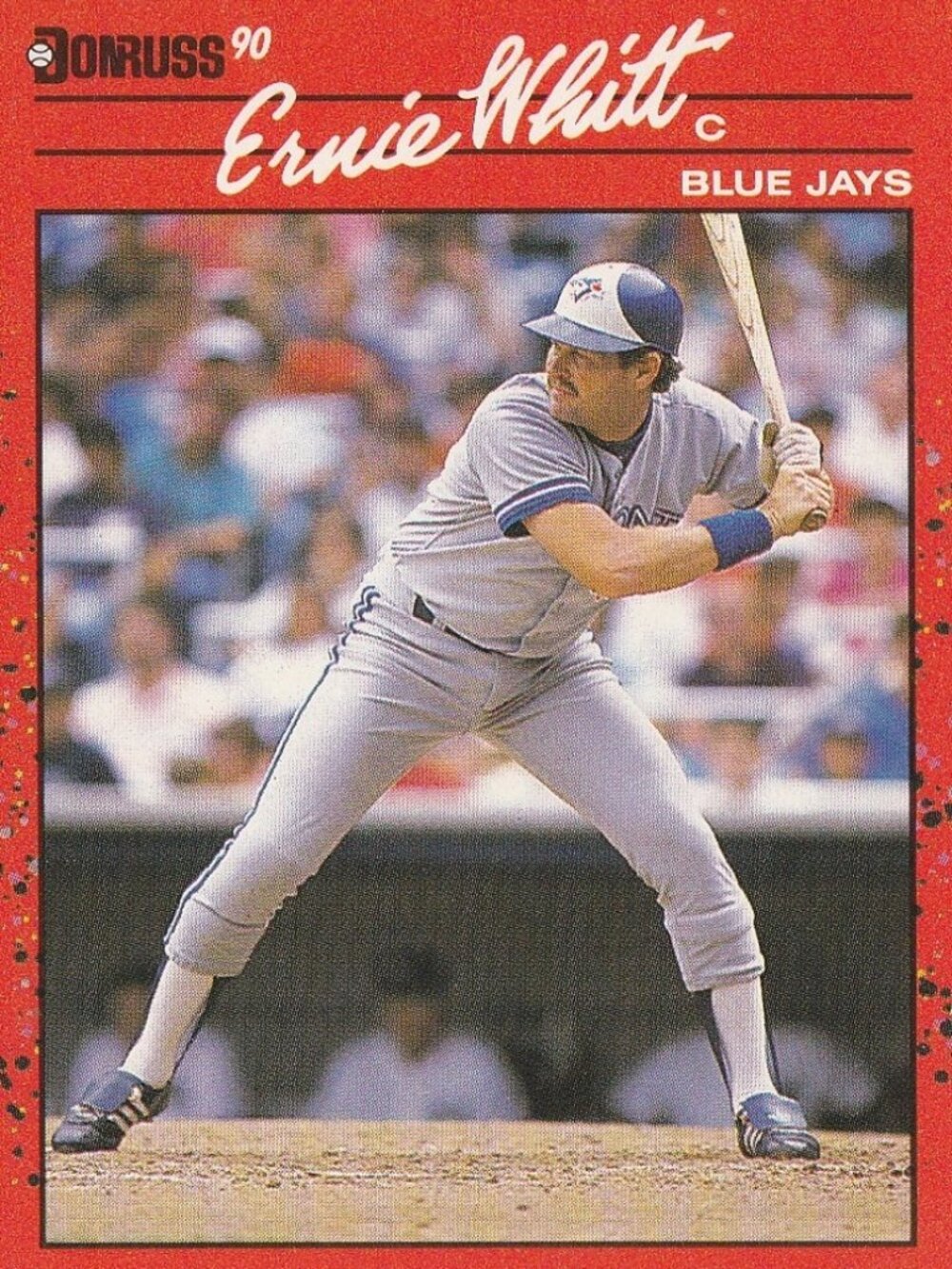 Ernie Whitt - Donruss 90 MLB Baseball Card
